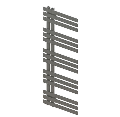 Eastbrook Hurley 1200 x 600mm Open Ended Heated Towel Rail Matt Anthracite