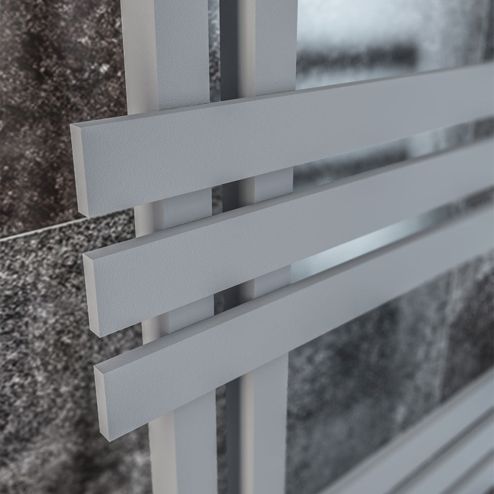Eastbrook Hurley 1200 x 600mm Open Ended Heated Towel Rail