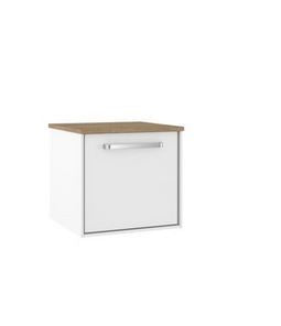 Crosswater Infinity 500mm White Matt Single Drawer Vanity Unit Only