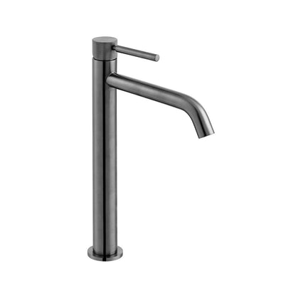 VADO Knurled Accents Slimline Tall Mono Basin Mixer