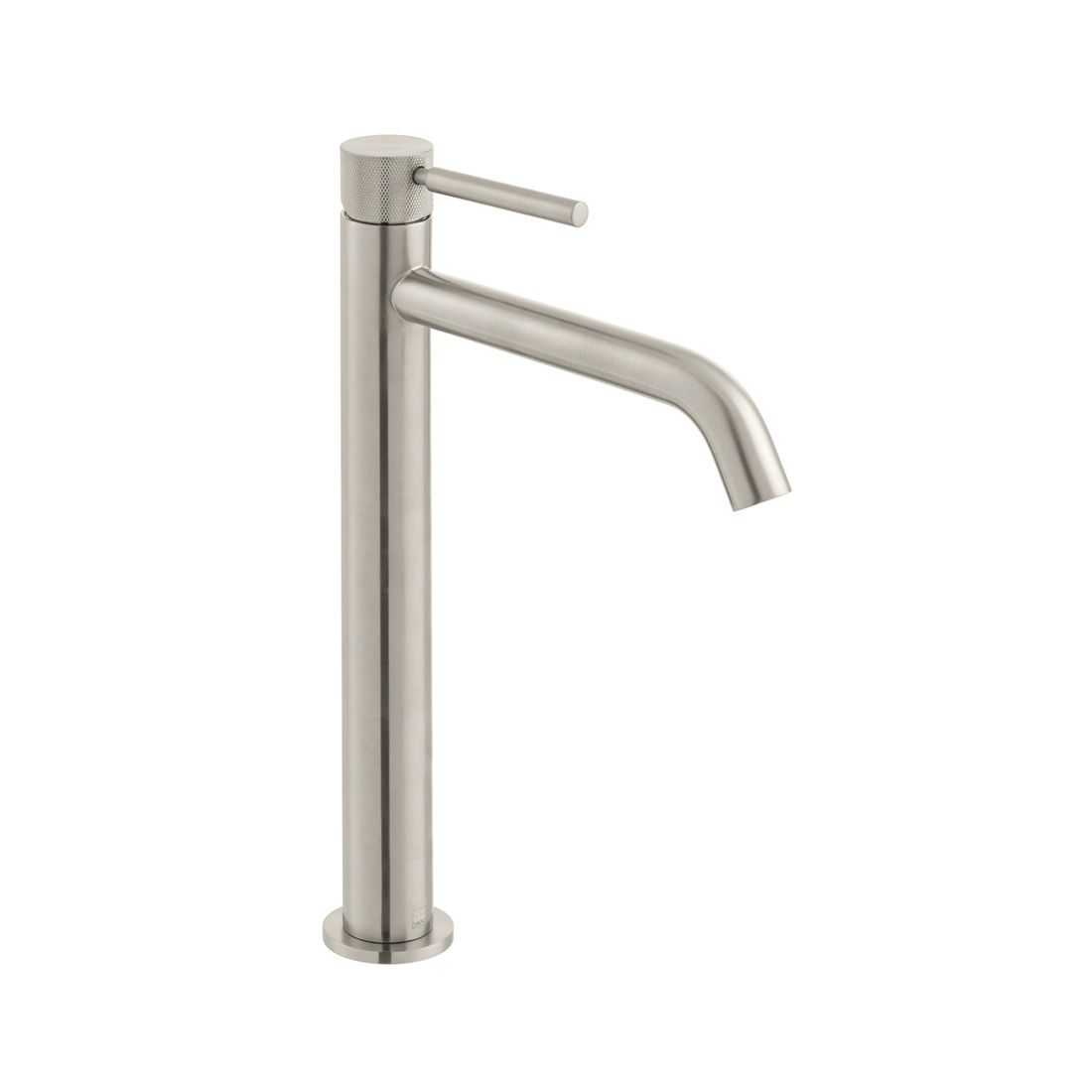VADO Knurled Accents Slimline Tall Mono Basin Mixer