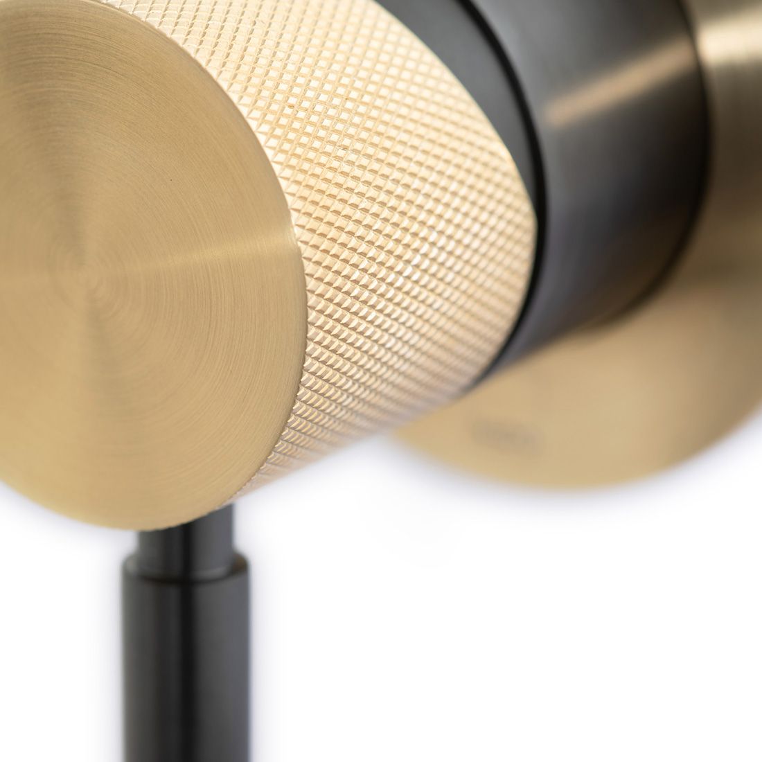 VADO Knurled X Fusion Wall Mounted Basin Mixer