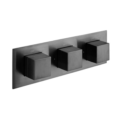 VADO Tablet Notion - 3 Outlet Thermostatic Valve All-Flow