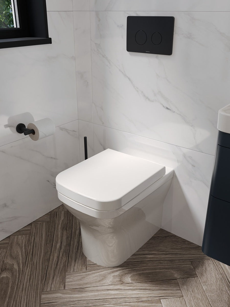 SANEUX Indigo Back To Wall Wc Pan - Rimless