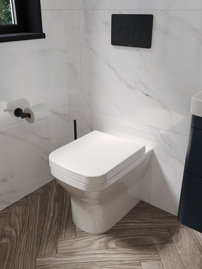 SANEUX Indigo Back To Wall Wc Pan - Rimless