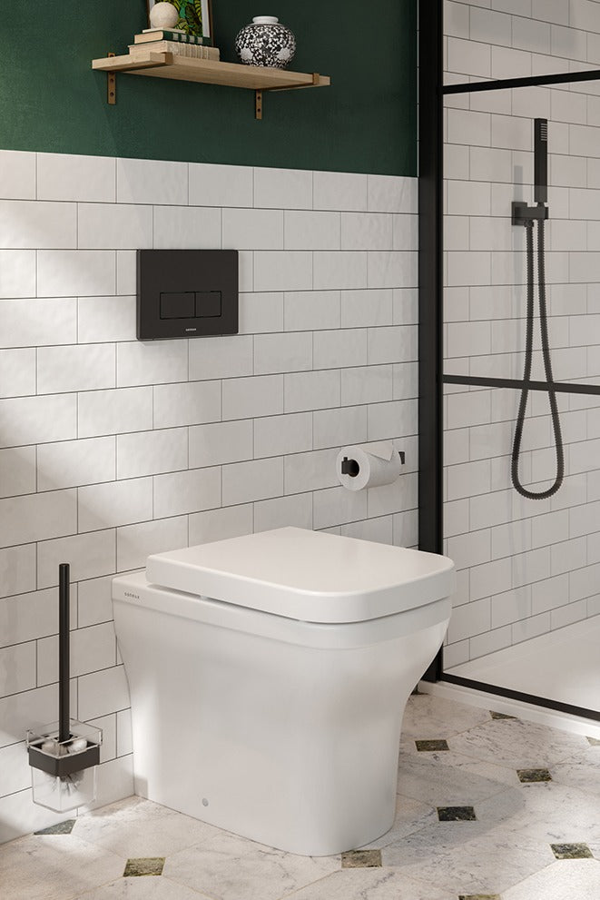SANEUX Indigo Back To Wall Wc Pan - Rimless