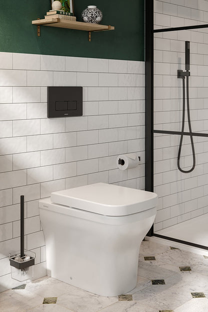 SANEUX Indigo Back To Wall Wc Pan - Rimless