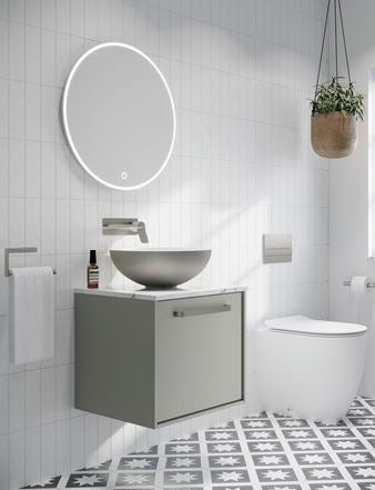 Crosswater Infinity Round Dia Mirror 500mm x 500mm x 30mm