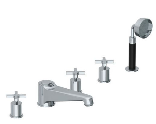 Lefroy Brooks Janey Mac Bath Filler w/ Pull Out Hand Shower