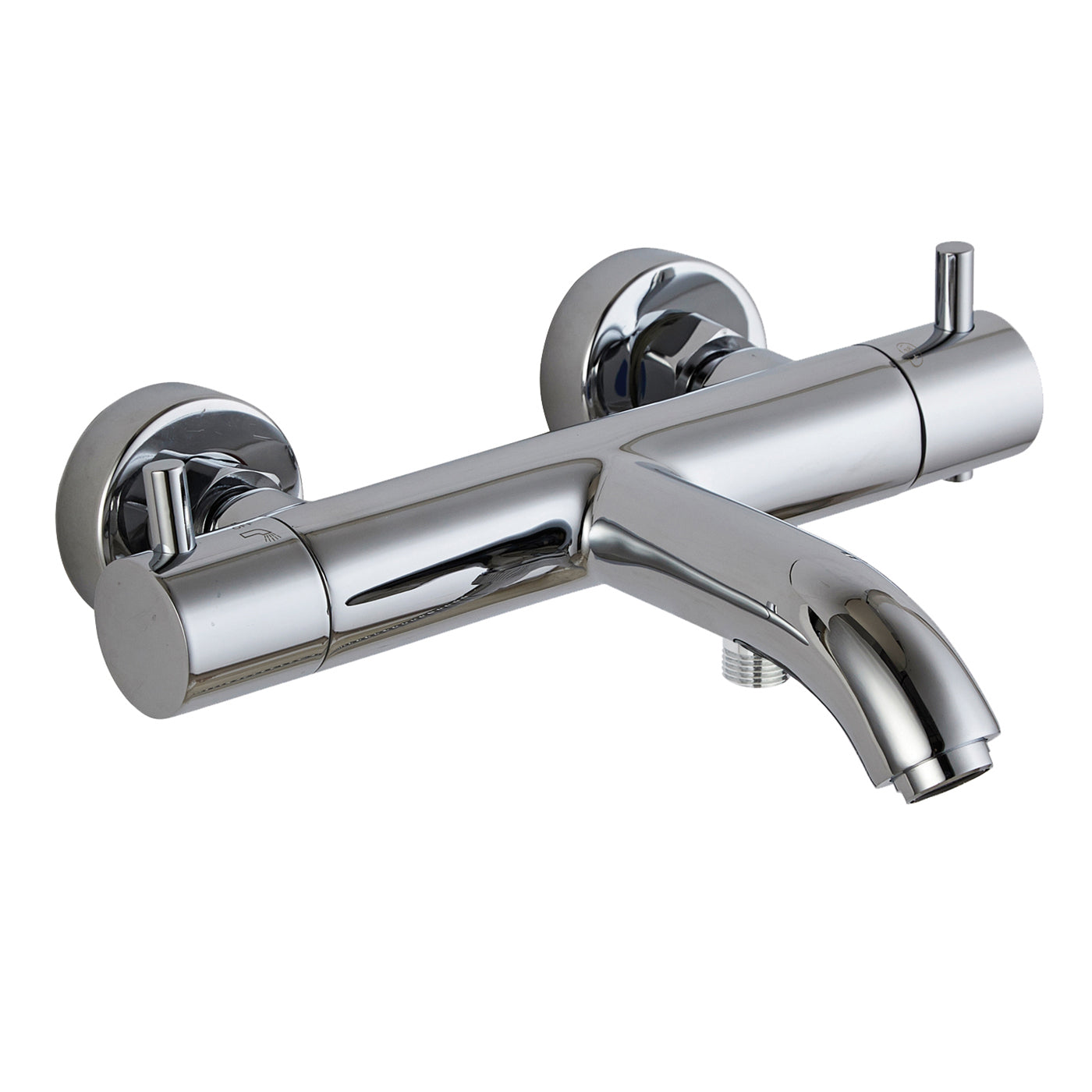Just Taps Plus Florence Thermostatic Wall Mounted Basin Mixer