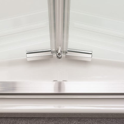 Crosswater Kai 6 Bi-Fold Door 800mm Silver Frame 6mm