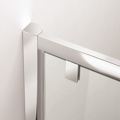 Crosswater Kai 6 760mm Bi-Fold Shower Door Silver Frame