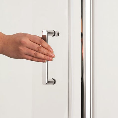 Crosswater Kai 6 Bi-Fold Door 800mm Silver Frame 6mm