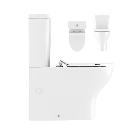 Kai Compact Seat for Close Coupled WC - White
