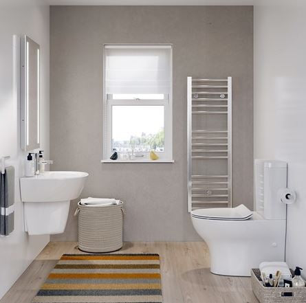 Kai Compact Seat for Close Coupled WC - White