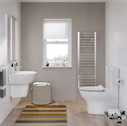 Kai Compact Seat for Close Coupled WC - White