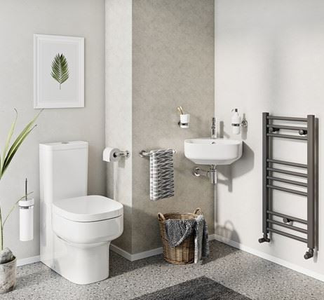 Crosswater Kai S White Corner Basin