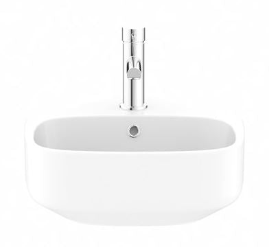 Crosswater Kai S White Corner Basin
