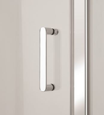 Crosswater Kai 6 Pivot Door, Glear Glass 900mm x 1900mm - Silver Finish