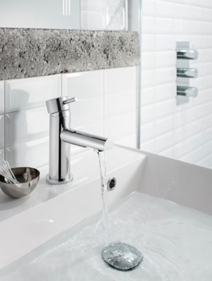 Crosswater Kai Lever Chrome Monobloc Basin Mixer w/o Waste