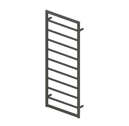 Eastbrook Kenilworth 1200 x 600mm Mitered Heated Towel Rail Matt Anthracite