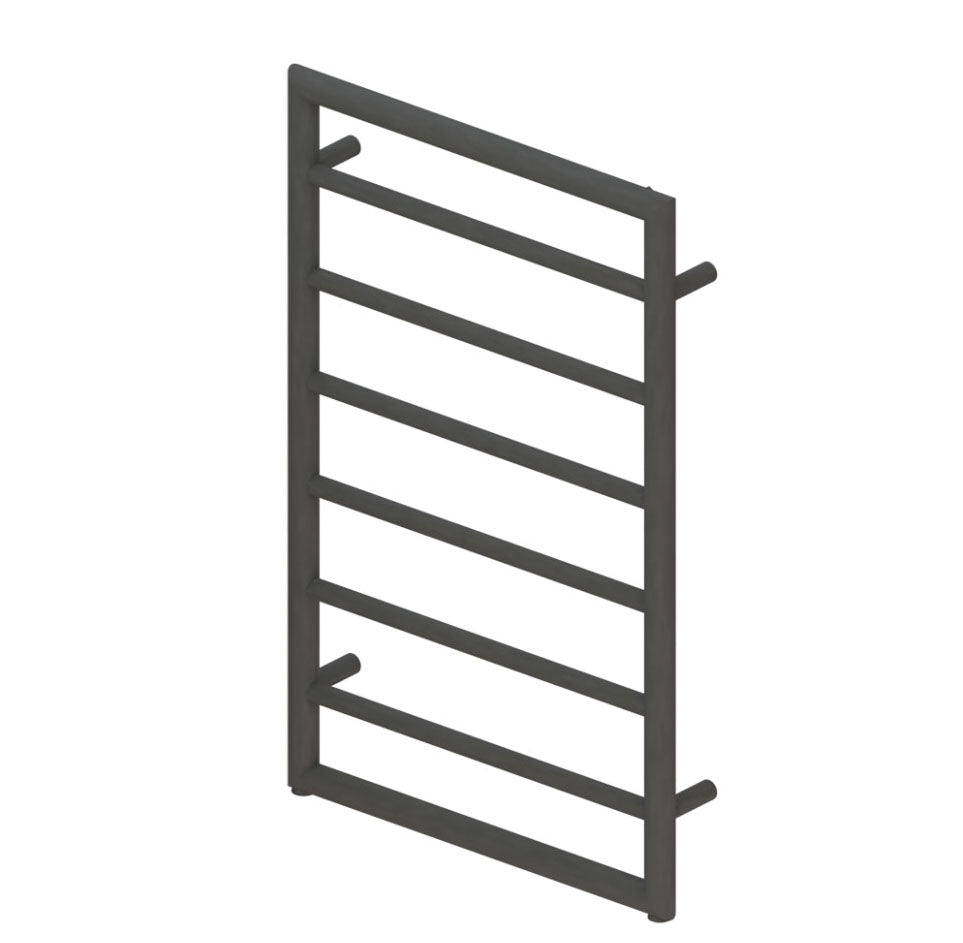 Eastbrook Kenilworth 1200 x 600mm Mitered Heated Towel Rail Matt Anthracite