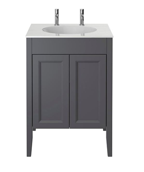Caversham Free standing Door Vanity Unit GR