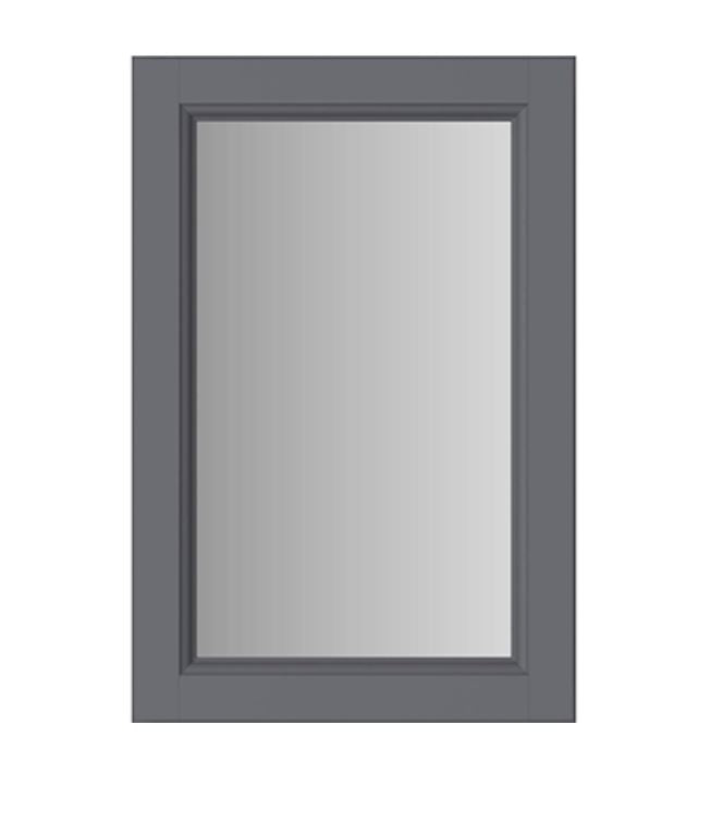 Caversham 400mm Framed Mirror Graphite