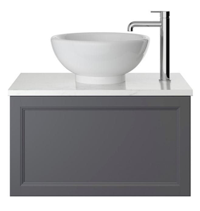 Caversham 700mm Wall Hung 1 Drawer Graphite