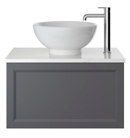 Caversham 700mm Wall Hung 1 Drawer Graphite