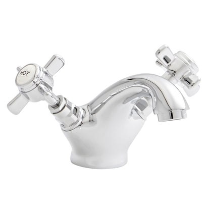 SW6 Klassique Mono Basin Mixer with Click Waste