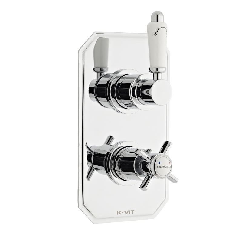 SW6 Klassique Thermostatic Concealed Shower with Adjustable Slide Rail Kit Option 1