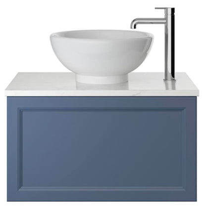 Caversham 700mm Wall Hung 1 Drawer Midnight Blue