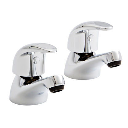 SW6 Koral Chrome Bath Taps High Shine Polished Chrome Finish