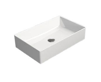 GSI Kube X Design 600 x 370mm Counter Top Basin White Gloss