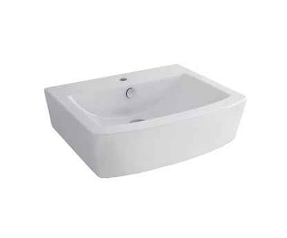 Essentials Bloque 550mm Basin With One Tap Hole