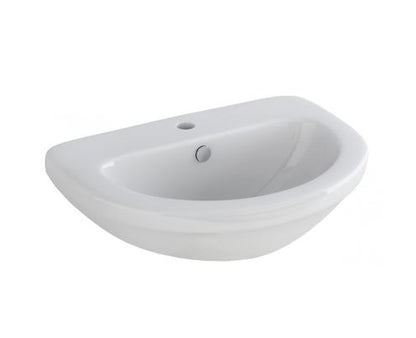 Essentials Ivo / Flite 550mm basin with one tap hole