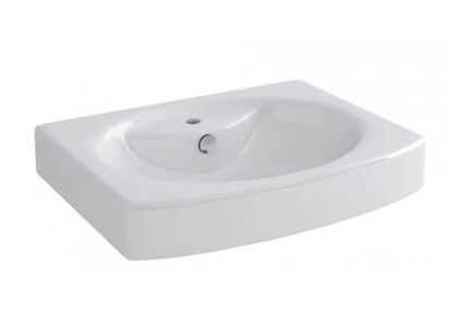 Essentials Dekka 550mm Basin With One Tap Hole