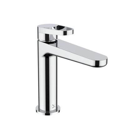 Lazo Contemporary Deck Mounted Chrome Mono Basin Mixer