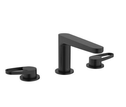 Crosswater Lazo 3H Deck Mounted Basin Mixer Matt Black