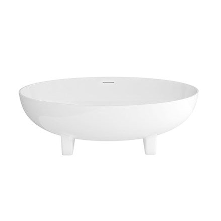 Clearwater Lacrima 1690x800mm Freestanding Double Ended Bath