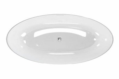 Clearwater Lacrima 1690x800mm Freestanding Double Ended Bath