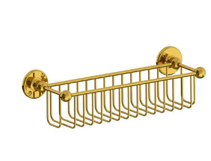 Lefroy Brooks Classic Wire Bathroom Shower Bottle Rack - Silver Nickel
