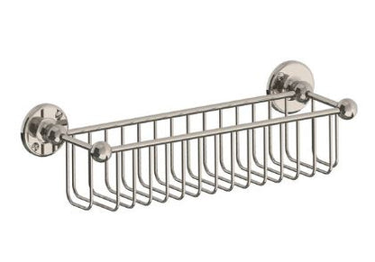 Lefroy Brooks Classic Wire Bathroom Shower Bottle Rack - Antique Gold