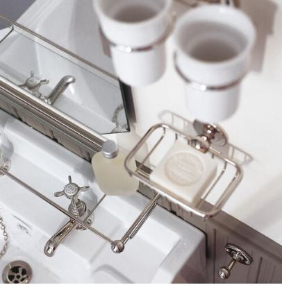 Lefroy Brooks Edwardian Wire Soap Dish - Antique Gold