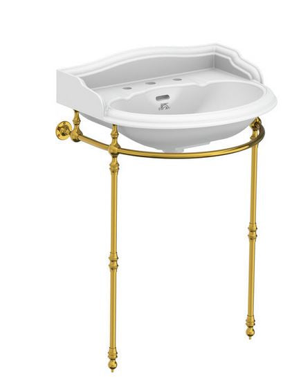 Lefroy Brooks Lissa Doon Basin Stand - Chrome
