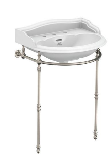 Lefroy Brooks Lissa Doon Basin Stand - Chrome