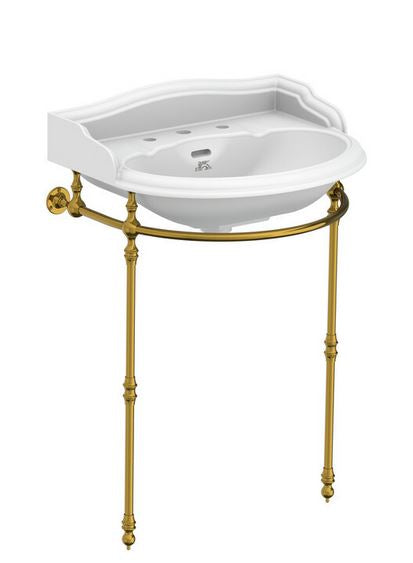 Lefroy Brooks Lissa Doon Basin Stand - Chrome