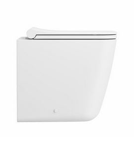 Crosswater Libra Back to Wall Pan  Matt White