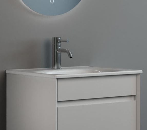 Essentials Alma 500mm Slimline 1th Ceramic Basin